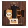 JEANNE ARTHES - Coffret Cadeau pour Homme - Social Club - Eau de toilette 100 ml + Déospray 200 ml - Parfum Tonka Vanille - F