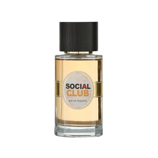 JEANNE ARTHES - Coffret Cadeau pour Homme - Social Club - Eau de toilette 100 ml + Déospray 200 ml - Parfum Tonka Vanille - F