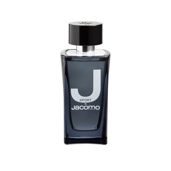 JACOMO - J De Jacomo Sport - Eau De Toilette Homme - Parfum Homme Boisé Épicé Cuiré - Citron, Fleur dOranger & Oud - Spray V