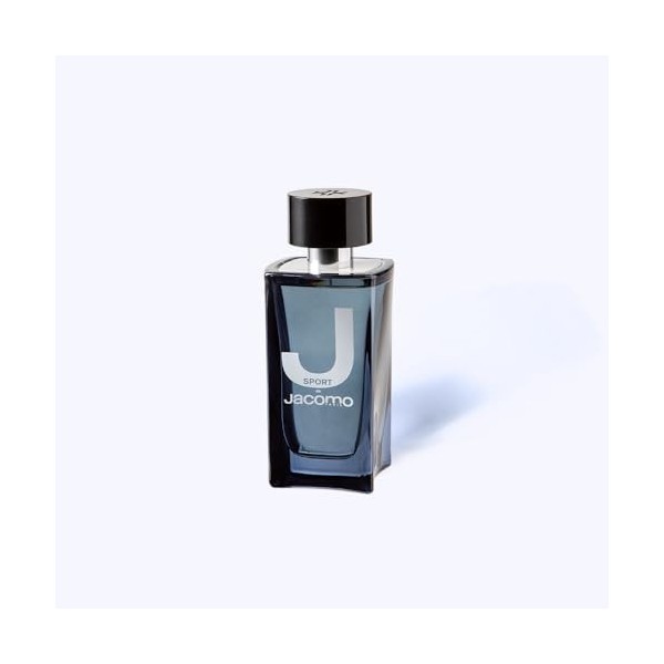 JACOMO - J De Jacomo Sport - Eau De Toilette Homme - Parfum Homme Boisé Épicé Cuiré - Citron, Fleur dOranger & Oud - Spray V