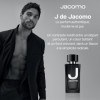 JACOMO - J De Jacomo - Eau De Toilette Homme - Parfum Homme Oriental Épicé Boisé - Poivre Noir, Chocolat & Patchouli - Spray 