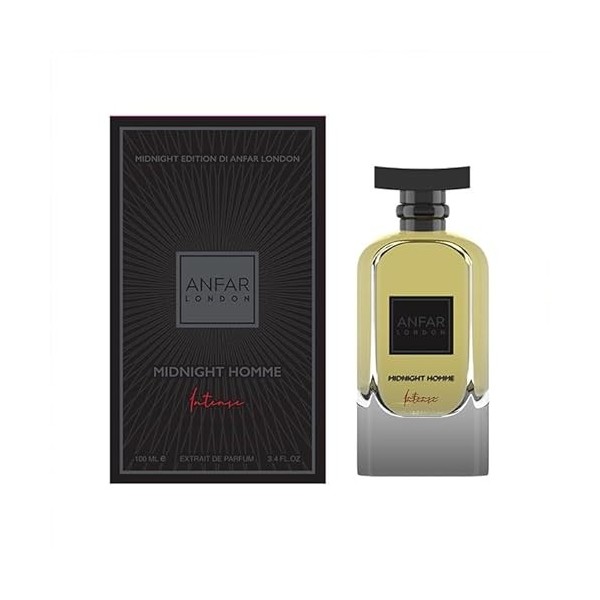 Anfar London - Midnigth Homme Intense by Anfar for Men - 3.4 oz Extrait De Parfum Spray