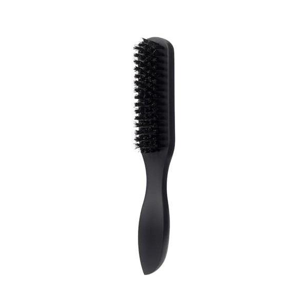 PTILSERY Brosse à barbe en poils de sanglier pour homme - Outil de rasage - Brosse à cheveux en nylon - Brosse à barbe pour s