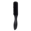 PTILSERY Brosse à barbe en poils de sanglier pour homme - Outil de rasage - Brosse à cheveux en nylon - Brosse à barbe pour s