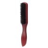 PTILSERY Brosse à barbe en poils de sanglier pour homme - Outil de rasage - Brosse à cheveux en nylon - Brosse à barbe pour s