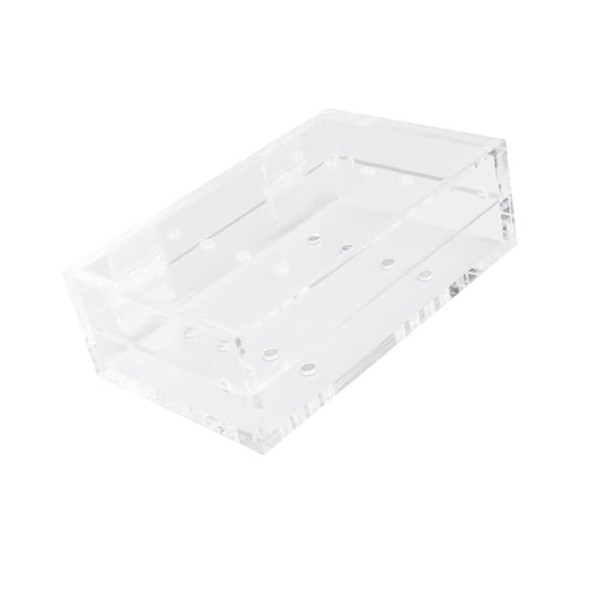 Support de Pince à épiler, Support de Pince à épiler Transparent Magnétique en Acrylique épais à 8 Trous, Outils Dextension 