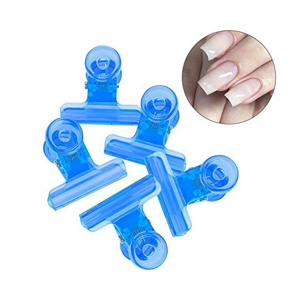 Clips Dextension DOngles Courbe en C, Créez des Ongles Parfaits avec des Pointes en Gel ou en Acrylique, Plastique Robuste,