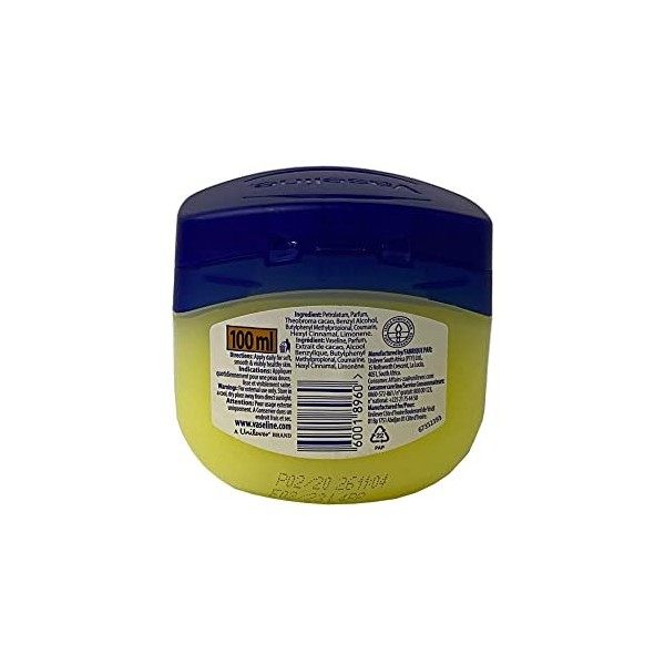 Vaseline Blue Seal Rich Masques de Jelly Beurre de Cacao New 100 ml