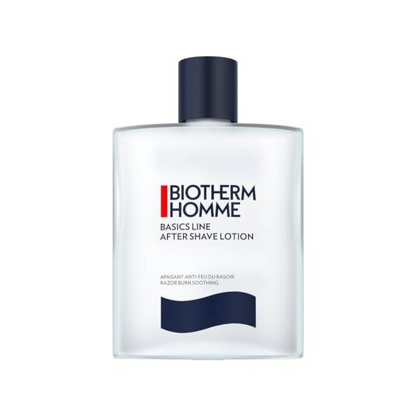 BIOTHERM HOMME - Basics Line Lotion Après-Rasage Homme - Apaise Les Irritations - Anti-Brûlures - Rafraîchissante - Peaux Sen