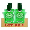 Brut Original Après Rasage Homme Parfum Frais et Intense Flacon Lot de 4 x 100 ml 