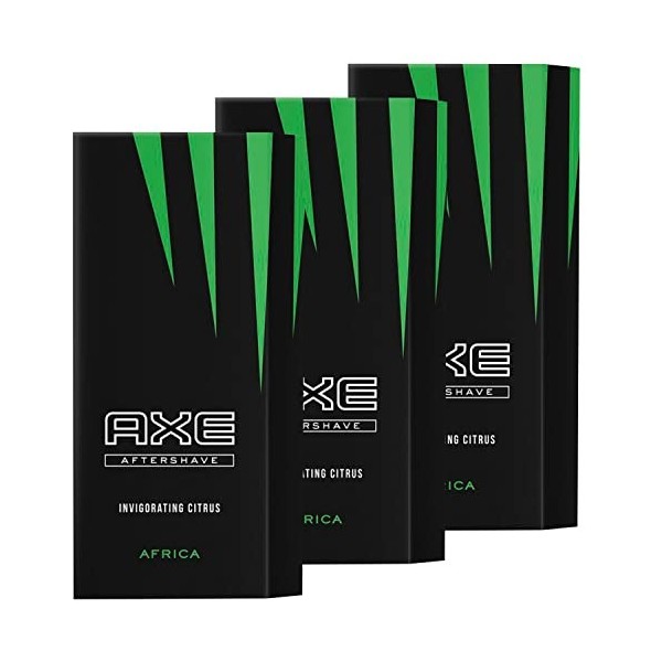 3 x AXE Invigorating citrus Aftershave je 100ml Rasierwasser für den Mann