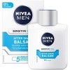 NIVEA MEN Sensitive Cool Baume après-rasage 100 ml , après-rasage apaisant avec camomille et vitamine E