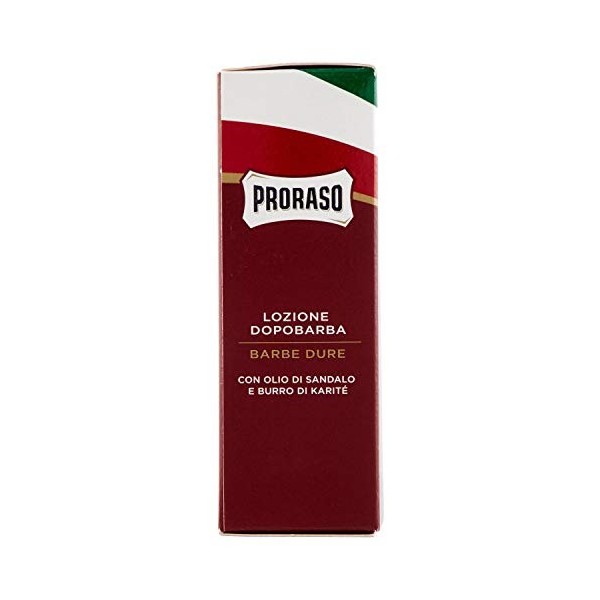 Proraso Lotion après-rasage Barbe Dure, rouge, 100 ml