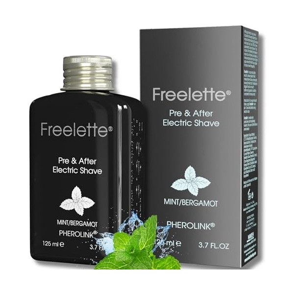 Crème Lotion Pré-rasage et Après-rasage Électrique - Idéal pour un Rasage de Près - Baume Lisse et Sans Irritation. Freelette