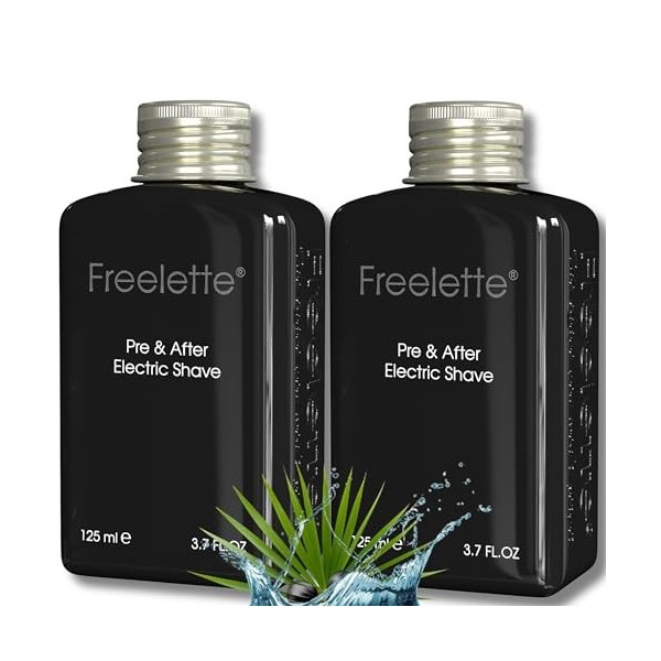 Crème Lotion Pré-rasage et Après-rasage Électrique - Idéal pour un Rasage de Près - Baume Lisse et Sans Irritation. Freelette...