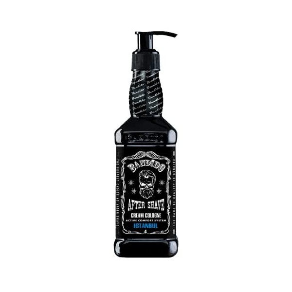 Bandido Barber After Shave Cream Cologne ISTANBUL 350ml - Lotion Men Baume après rasage - le rasage humide nourrit et rafraîc