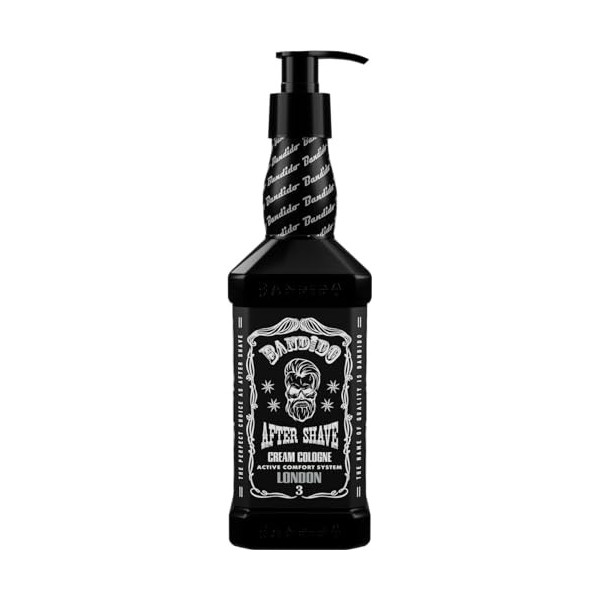 Bandido Barber After Shave Cream Cologne LONDON 350ml - Lotion Men Baume après rasage - le rasage humide nourrit et rafraîchi