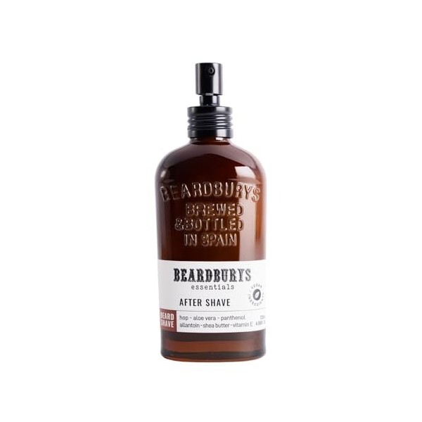 Essentiels Beardburys Après Rasage | Lotion Après Rasage Pour Hommes. Baume Calme Rafraîchissant Et Hydratant Après Le Rasage