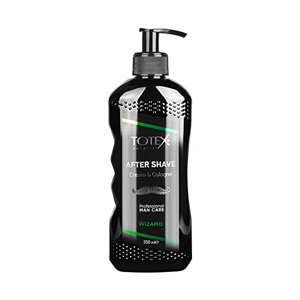 Totex Shave Style Crème Après-Rasage & Cologne Wizard Baume Après-Rasage Doux Rafraîchir Peau Sensible Pour Hommes 350ml