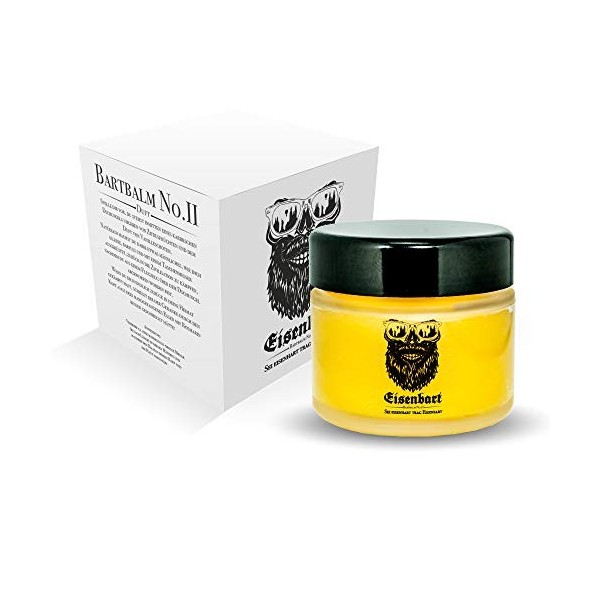 Eisenbart Baume à barbe n° II - 60 ml - Qualité supérieure - Citrus et vanille