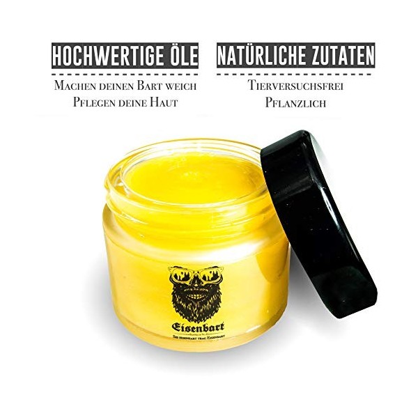 Eisenbart Baume à barbe n° II - 60 ml - Qualité supérieure - Citrus et vanille