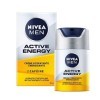 NIVEA MEN Active Energy Crème Visage Énergisante 1 x 50 ml , Crème Hydratante non grasse pour homme, Soin Visage enrichi en 