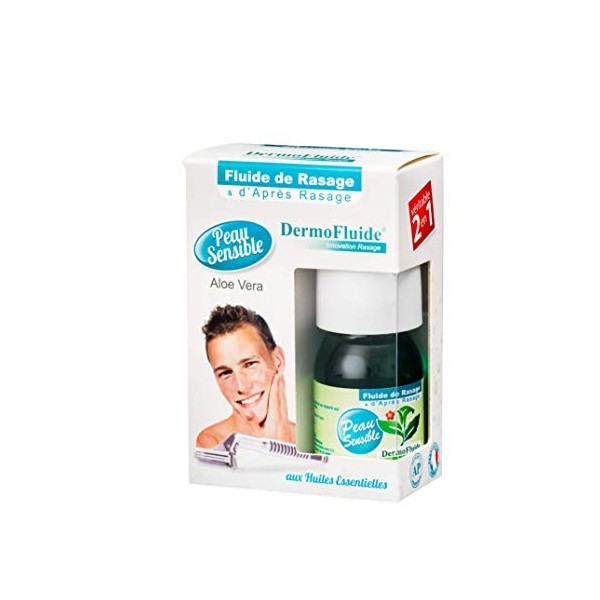 DermoFluide Fluide Peau Sensible Aloe Vera Bleu