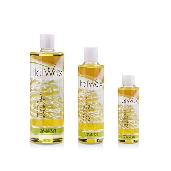 Italwax Lotion après épilation - 500ml - Propriétés toniques et antiseptiques - Arôme Citron - Hydratant et éliminant les rés