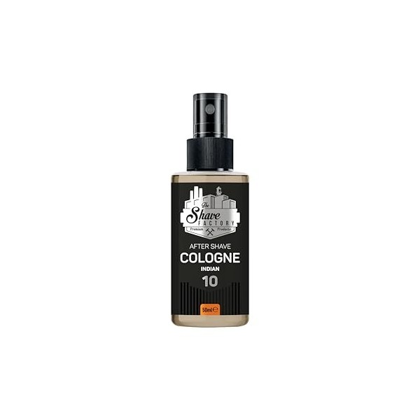 The Shave Factory Eau de Cologne après rasage 10 indiens, 50 ml 