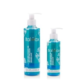 Italwax Gel après épilation - 250ml - Gel rafraîchissant – Menthol Aroma - Hydratant et éliminant les résidus dépilation à l