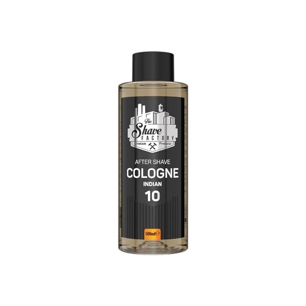 The Shave Factory Après-rasage Cologne 10 Indian, 500ml 16.9 fl. oz 