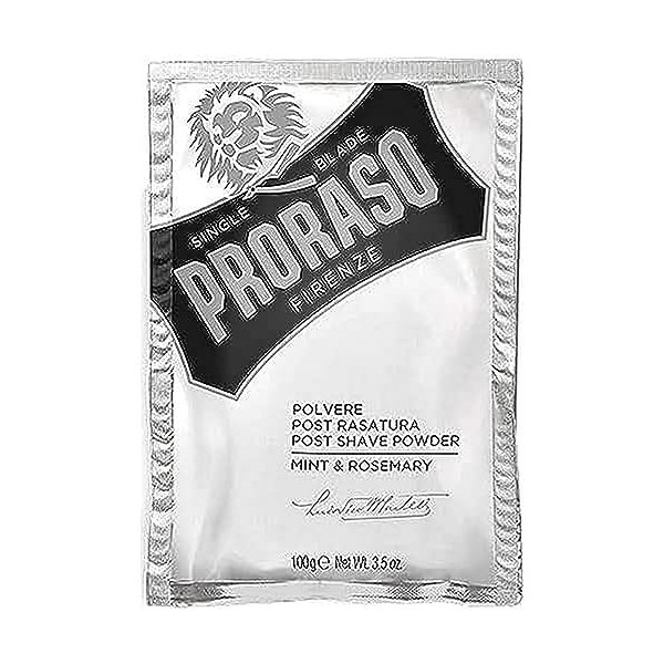 Proraso Post Shave Power Poudre après-rasage Mint & Rosemary 100g