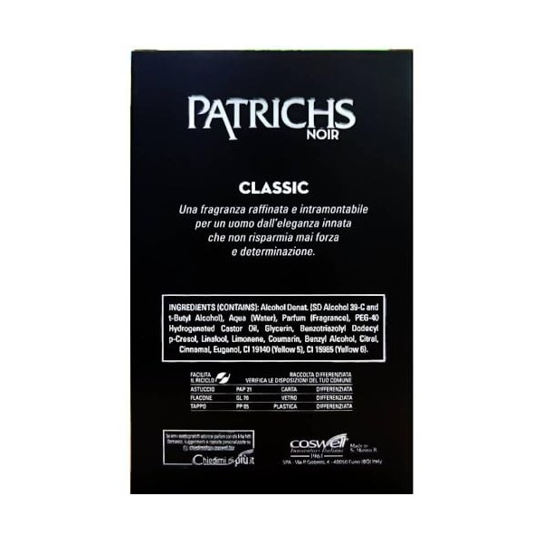 patrichs Noir A/S 75 Ml