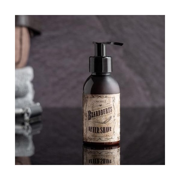 Beardburys Baume après-rasage régénérant apaisant et hydratant, réduit les irritations, sans paraben, idéal pour tous les typ