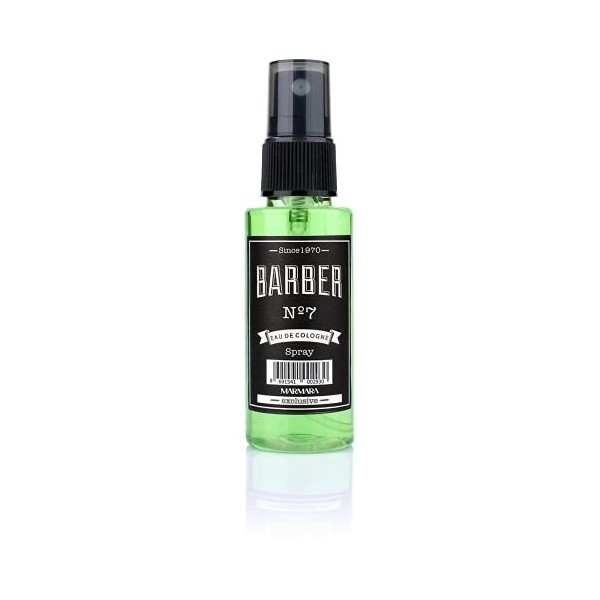 BARBER MARMARA No.7 Mini Eau de Cologne Pump Spray Men 1x 50ml Aftershave Men - Eau parfumée à emporter - Parfum homme form