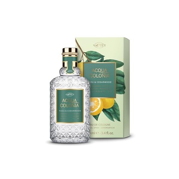 4711 Acqua Colonia® Yuzu & Cedarwood | Eau de Cologne - Parfum qui se focalise sur lessentiel : le bien-être des sens | Vapo