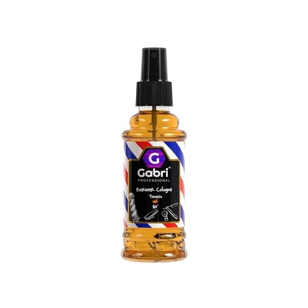 Gabri Barber Cologne No6 150 ml – EDC – Spray après-rasage pour homme – Rasage eau parfumée fruitée et douce – Eau de Cologne