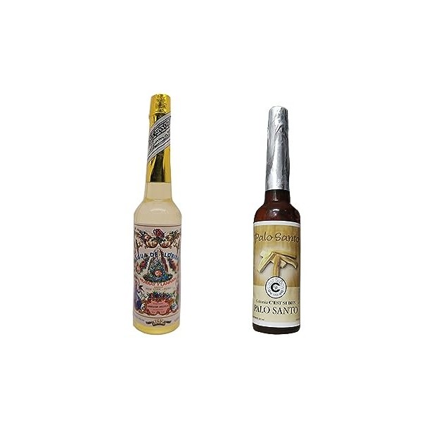 Lot de 1 Eau Colonia de Palo Santo + 1 Eau Florida Péruvienne | Set de parfums de Palo Santo et Floride 221 ml et 270 ml | Ex