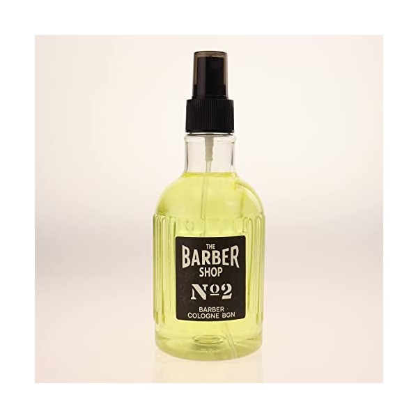 The Barber Shop No.2 Eau de Cologne Spray pour homme 250 ml | Après-rasage pour homme | Eau parfumée | Parfums Barber | Spray