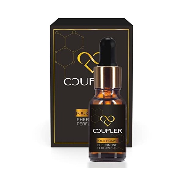 COUPLER phéromone cologne pour homme - phéromone pour homme - huile de parfum de phéromone masculine 10 ml - excellente idée 