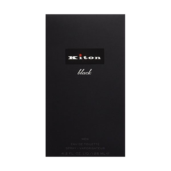 Kiton Black Eau de Cologne Spray 125 ml