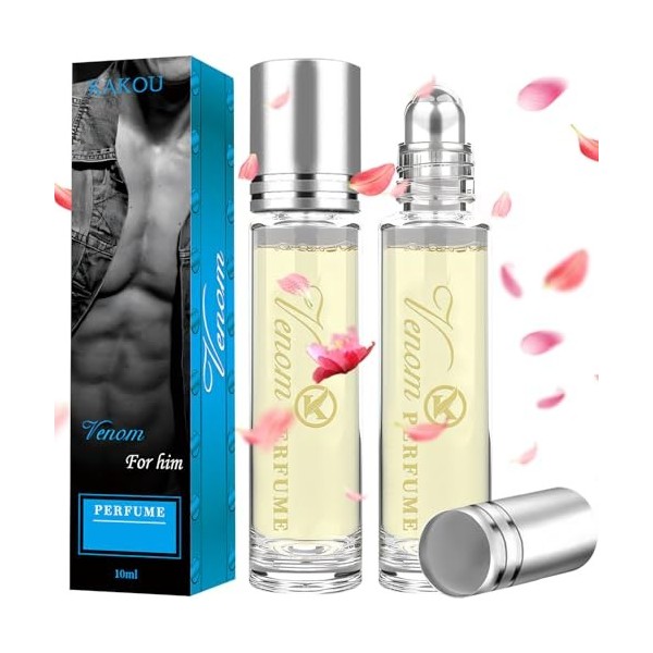 ELF-GRETTER 2 Pièces Parfum Pheromone pour Homme, Parfum Phéromones, Parfum au Pheromone Homme, Eau de Parfum Homme pour Atti