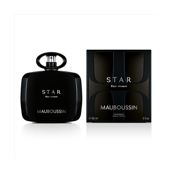 Mauboussin - Star For Men 90ml - Eau de Parfum Homme - Senteur Boisée & Ambrée