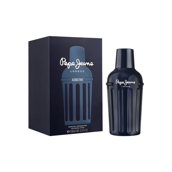 Pepe Jeans Addictive For Him Parfum Homme Eau de Parfum 100ml Parfum Oriental et Boisé Cadeau pour Homme Vaporisateur