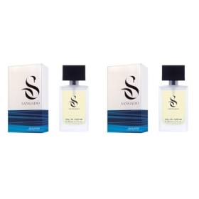 SANGADO Invincible Parfum pour Homme, 8-10 heures Longue durée, Senteur Luxe, Aquatique Boisé, Essences Françaises fines, Ext