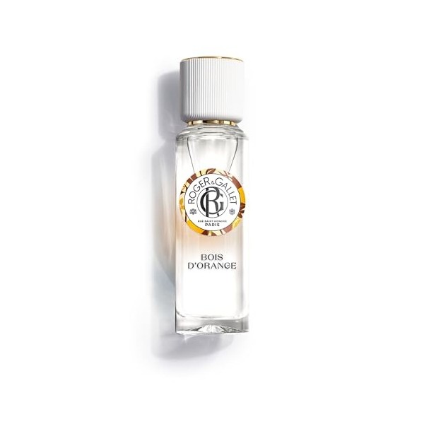 Roger&Gallet - Eau Parfumée Bienfaisante Bois dOrange 30ml - Orange amère Petit grain Patchouli - 93% dingrédients dorigin