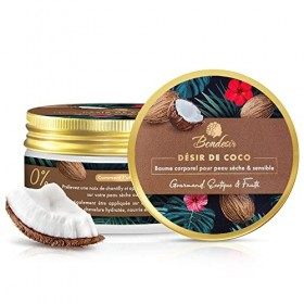 Baume Hydratant Désir de Coco | Chantilly au Beurre de Karité et Huile de Coco 100 ml | Nourrit et Hydrate Corps et Cheveux |