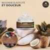 Baume Hydratant Désir de Coco | Chantilly au Beurre de Karité et Huile de Coco 100 ml | Nourrit et Hydrate Corps et Cheveux |