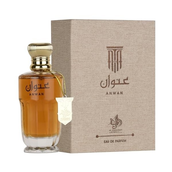 AL WATANIAH Anwan - Parfum de Luxe pour Hommes, Eau de Parfum 100 ml, Fragrance Distinctive et Sophistiquée