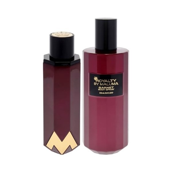 Garnet by Royalty By Maluma for Men - 2 Pc Gift Set 2.5oz EDP Spray, 8oz Body Spray